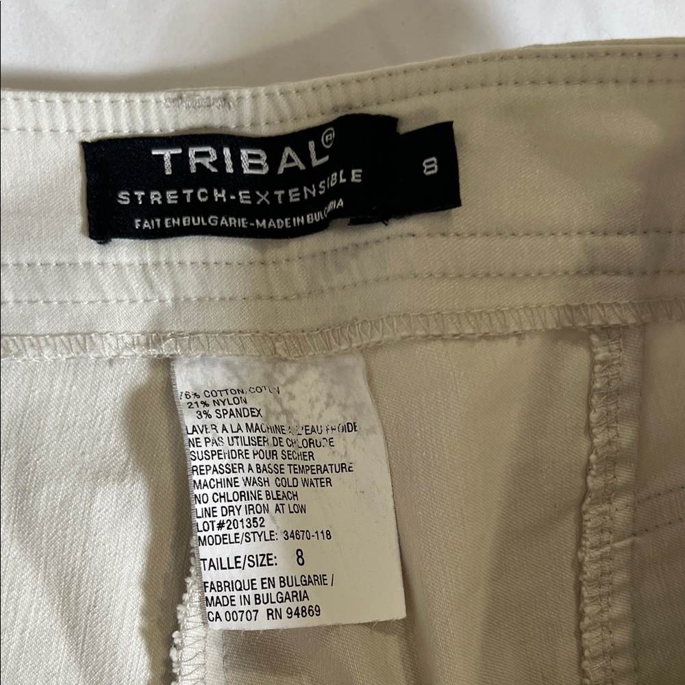 TRIBAL Chic Cream Women's Pantsuit